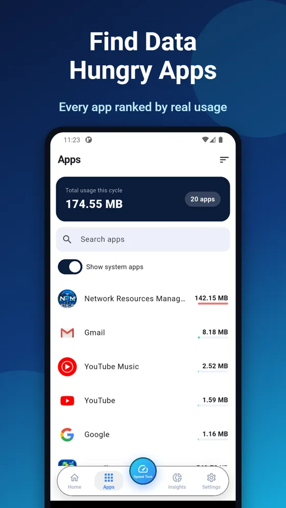 Data Usage Monitor app screenshot 2