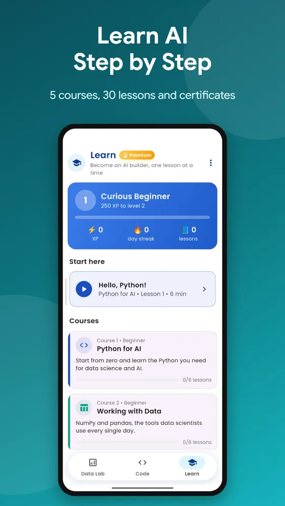 DataLab app screenshot 2