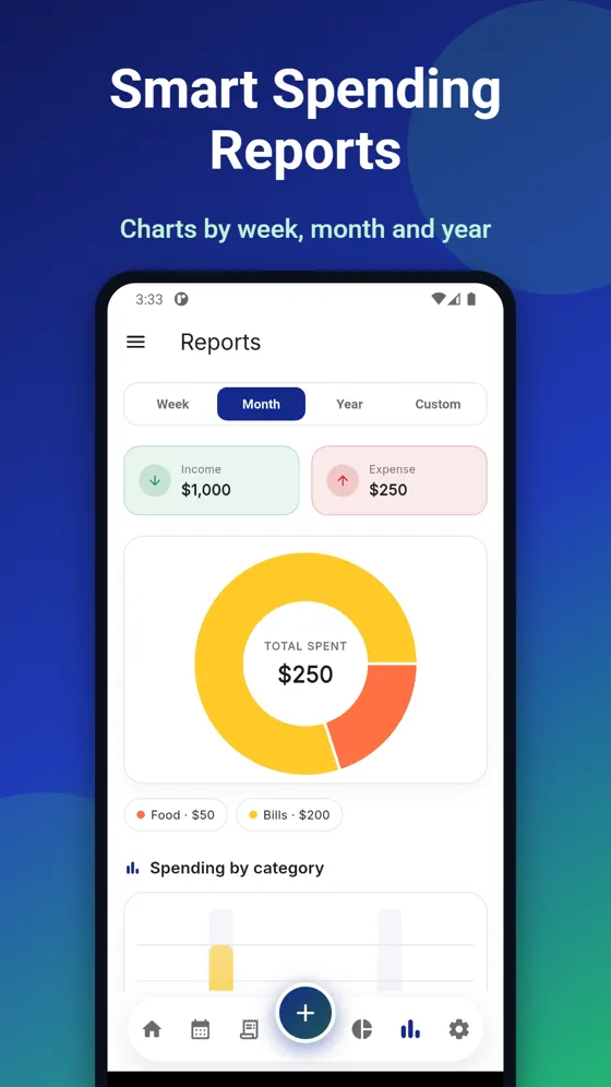 Spendly app screenshot 3